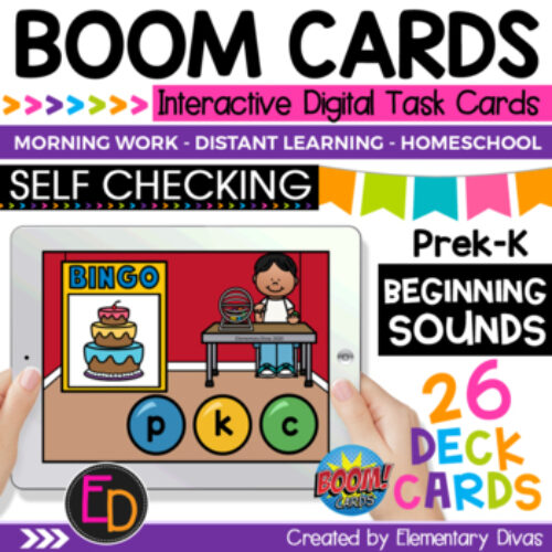 Boom Cards - Beginning Sounds Identification's featured image