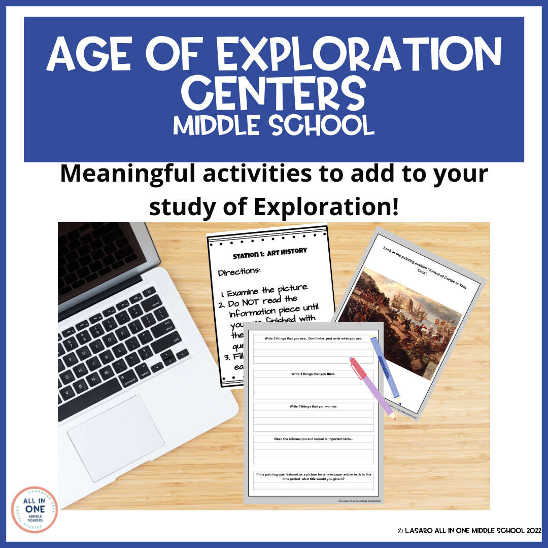Age of Exploration Centers for Middle School
