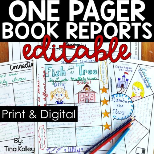 Book Report Templates - One Pager Book Reports's featured image