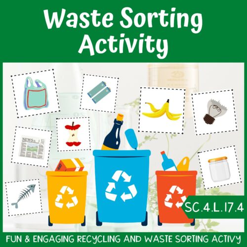 Waste Sorting Activity Earth Day Sorting Printable's featured image