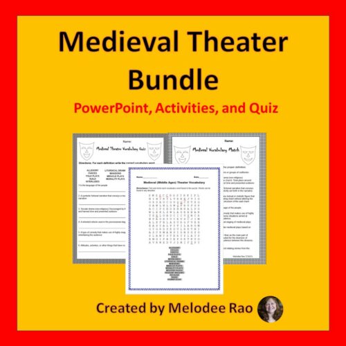 History of Theater/Drama-Medieval Theater Bundle's featured image
