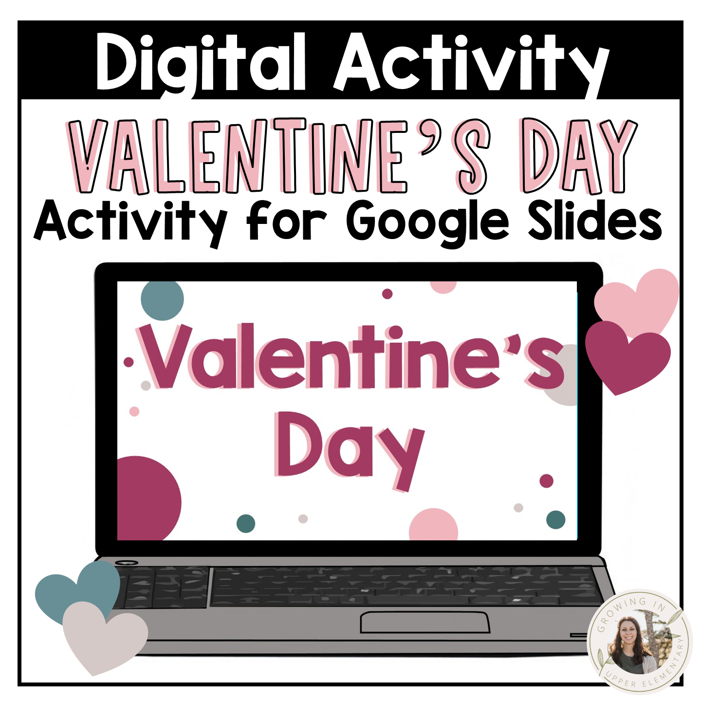 All About Valentine's Day Digital Activity for Google Slides