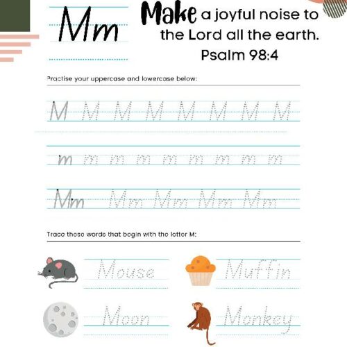 ABC Bible Verses Worksheets, Writing Worksheets, Bible Verses's featured image
