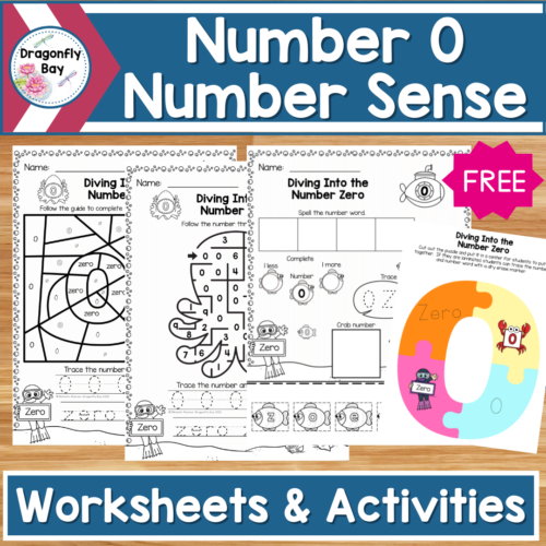 FREE NUMBER 0 Number Sense Worksheets and Printable Activities's featured image