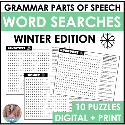 Winter Grammar Activity Word Searches's featured image