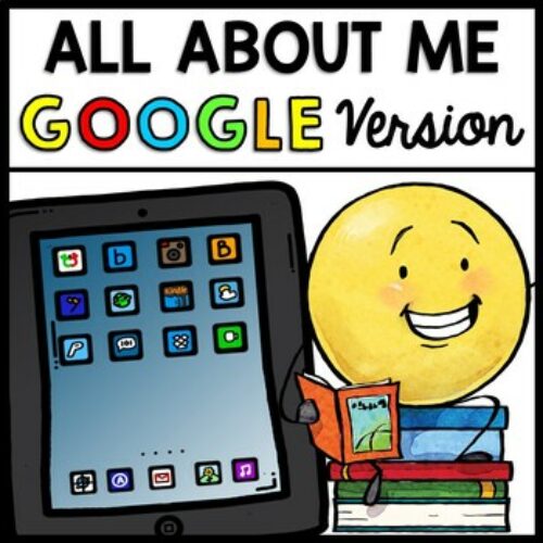 Back to School - GOOGLE - Digital About Me Worksheets - Distance Learning's featured image
