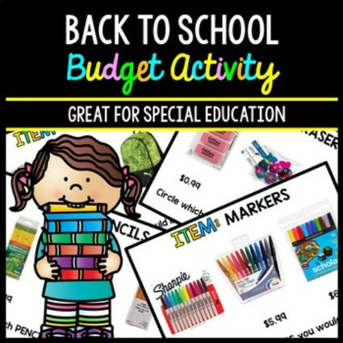 Back to School Budget - Special Education - Shopping - Life Skills - Money's featured image