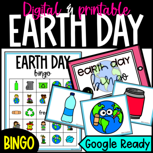 Earth Day Bingo Game l Earth Day Digital Activity l Spring Holiday Activities's featured image