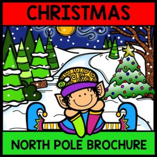 Christmas North Pole Tour Brochure {100% Editable} {Reading} {Writing}'s featured image