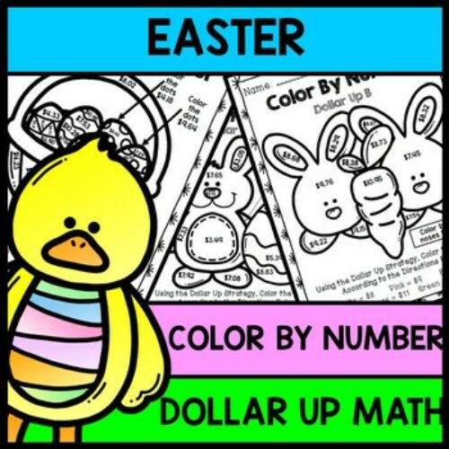 Easter - Special Education - Color By Number - Dollar Up - Math - Money's featured image
