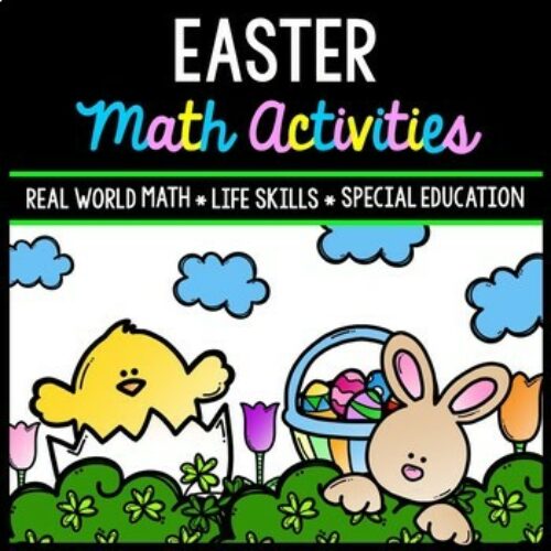 Easter Math - Special Education - Life Skills - Print & Go - Spring - Jelly Bean's featured image