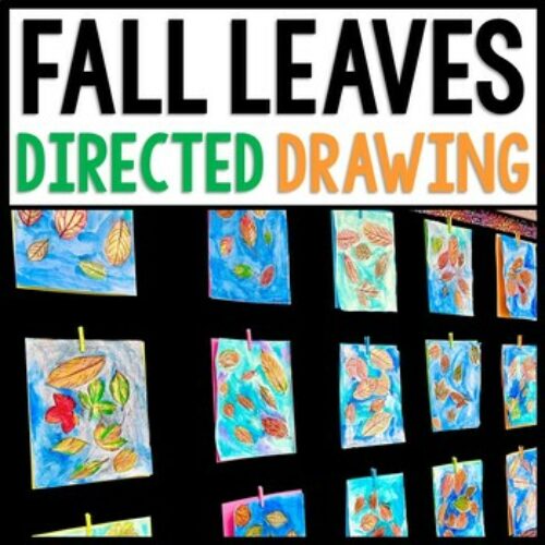Fall Art - Fall Leaves Directed Drawing - Reading Comprehension's featured image