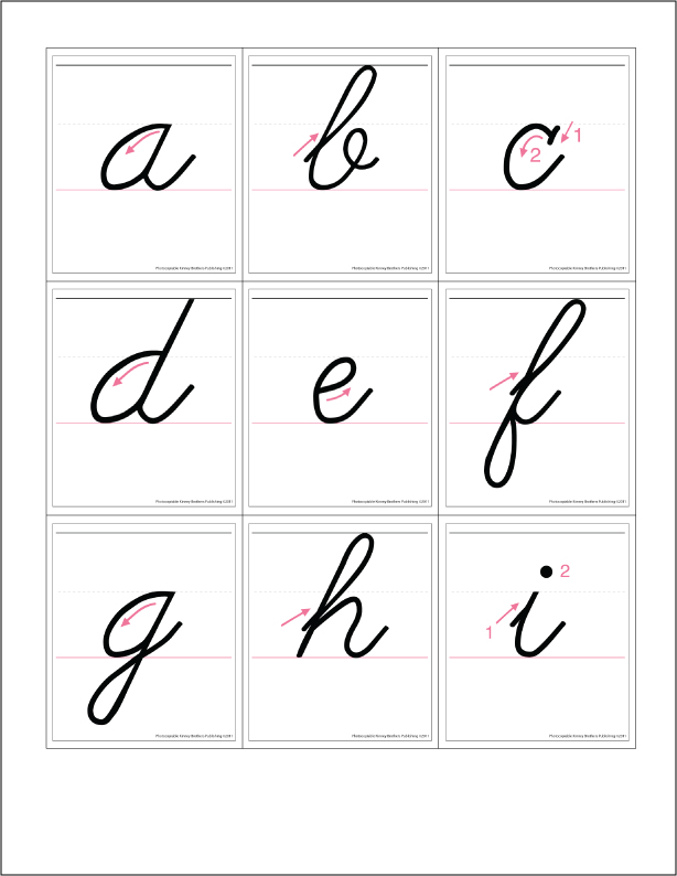 Cursive ABC Flash Cards ESL ELL Newcomer - Classful