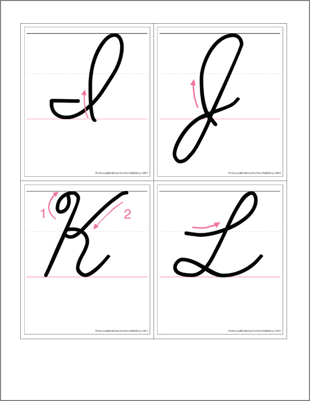 Cursive ABC Flash Cards ESL ELL Newcomer - Classful