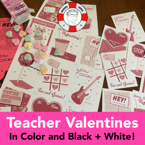 Valentines From The Teacher: Nine Designs!'s featured image