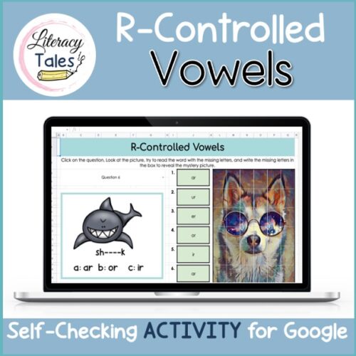Fun-Phonics R-Controlled Vowels Scramble Puzzle Pixel Arts Task Cards's featured image