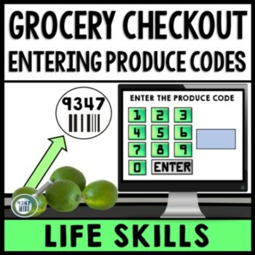 Job Skills - Grocery Store - Life Skills - Vocational Skills - Produce Codes's featured image