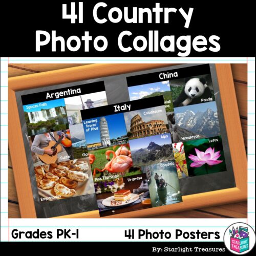 Country Photo Collage Posters - Countries Around the World's featured image