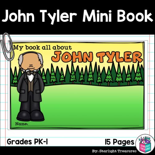 John Tyler Mini Book for Early Readers: Presidents' Day's featured image