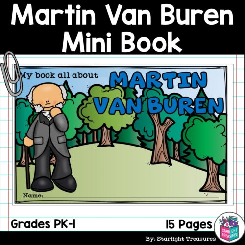Martin Van Buren Mini Book for Early Readers: Presidents' Day's featured image