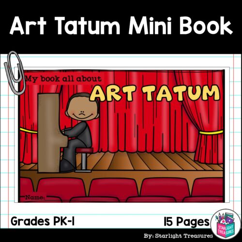 Art Tatum Mini Book for Early Readers: Black History Month's featured image