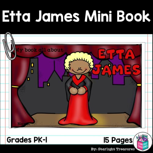 Etta James Mini Book for Early Readers: Black History Month's featured image