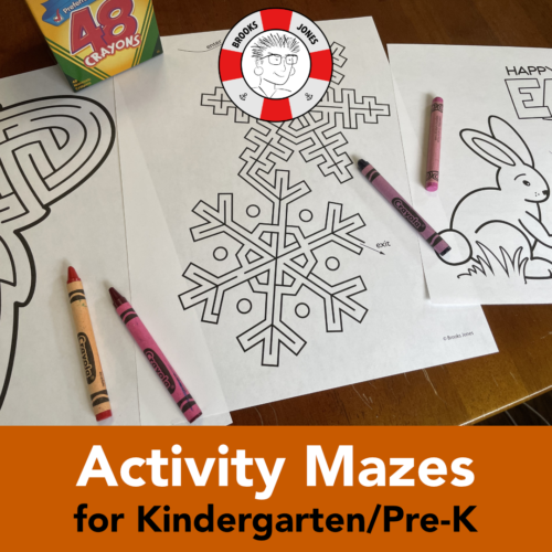 Seasonal Maze Activity Sheets for Pre-K and K: Four Designs's featured image