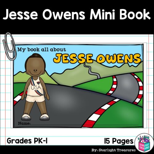 Jesse Owens Mini Book for Early Readers: Black History Month's featured image