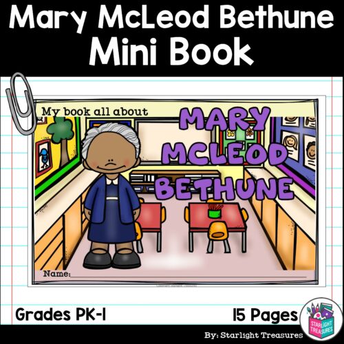Mary McLeod Bethune Mini Book for Early Readers: Black History Month's featured image