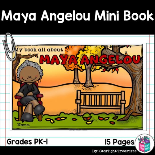 Maya Angelou Mini Book for Early Readers: Black History Month's featured image