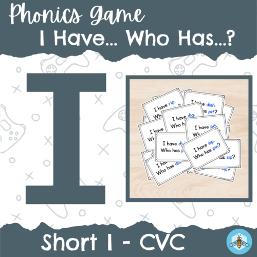 I Have Who Has Game - Short I Phonics Practice's featured image