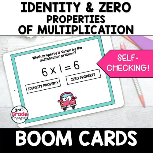 FREE Identity Property & Zero Property of Multiplication Boom ™ Cards's featured image