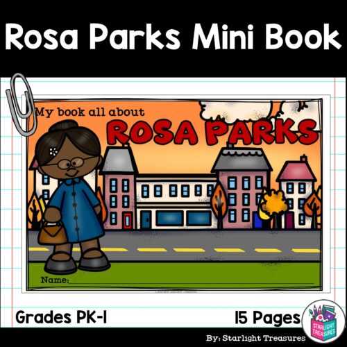 Rosa Parks Mini Book for Early Readers: Black History Month's featured image