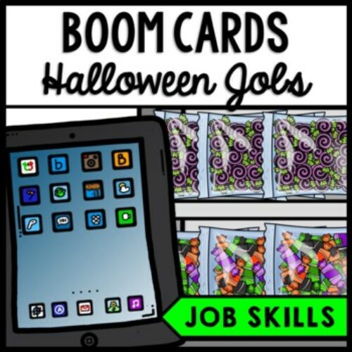 Job Skills - Life Skills - Halloween - Vocational Skills - Boom Cards - CBI's featured image