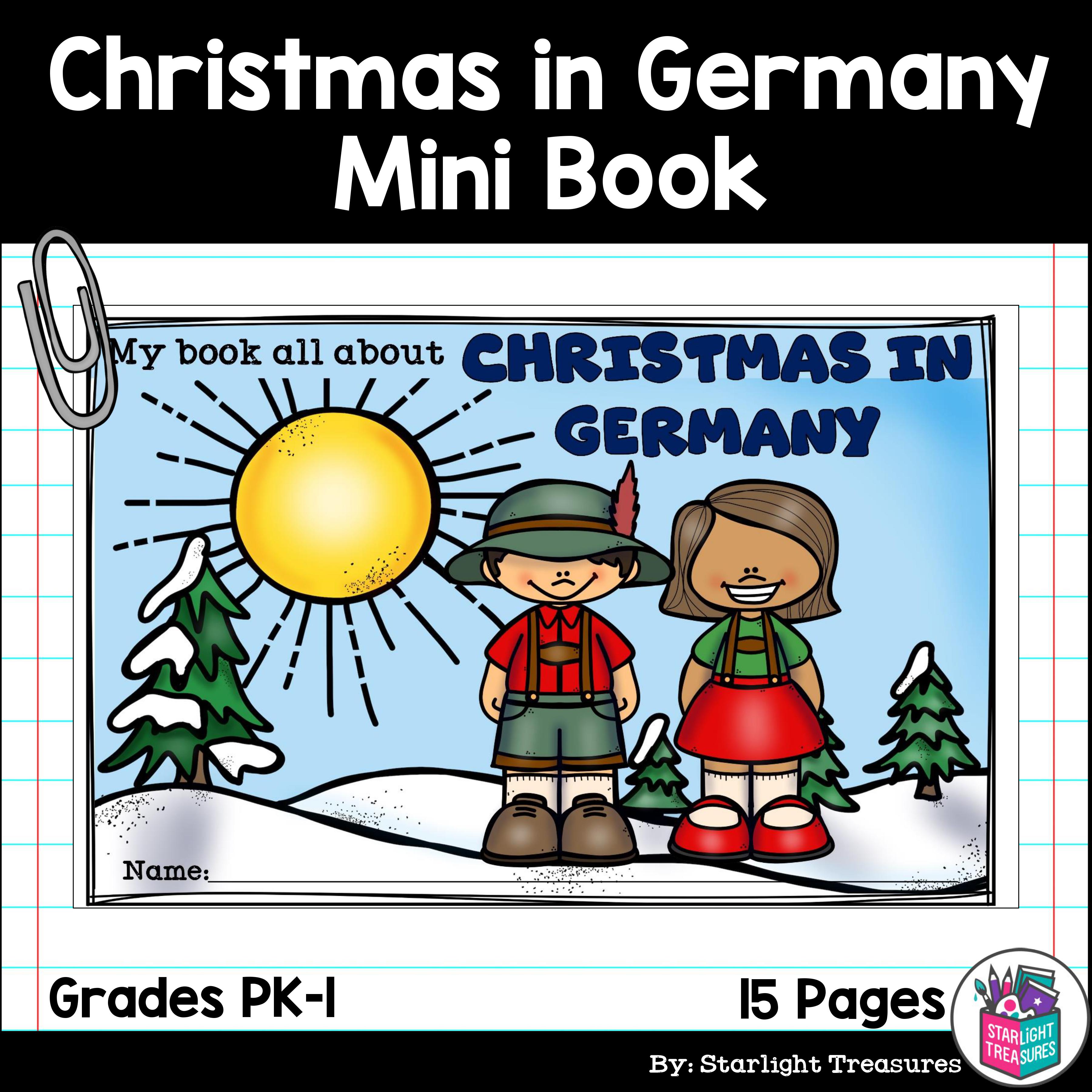 Christmas In Germany: Festive Traditions Worksheet, image size:3600x3600