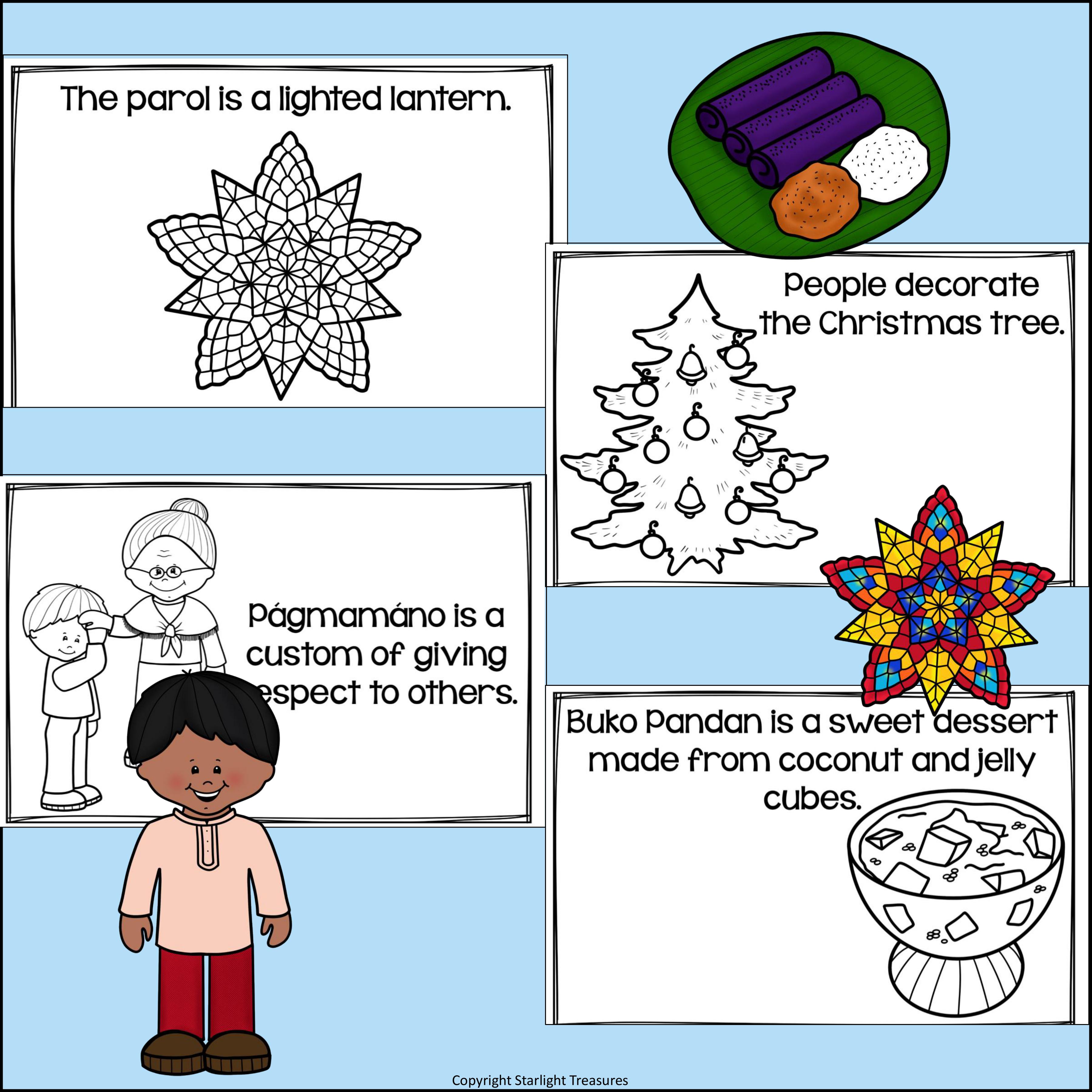 Christmas in the Philippines Mini Book for Early Readers - Christmas ...