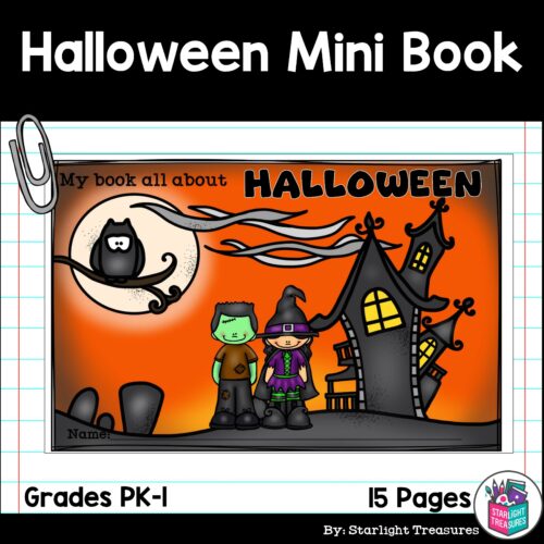 Halloween Mini Book for Early Readers's featured image