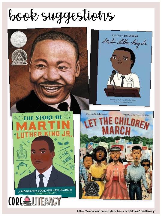 Martin Luther King Jr. Black History Month Craft and Interactive Read ...