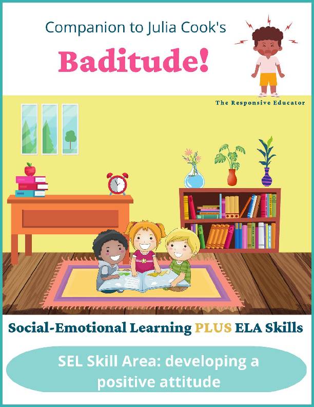 Baditude Interactive Read Aloud Lesson Plan Book Companion, ELA, SEL ...