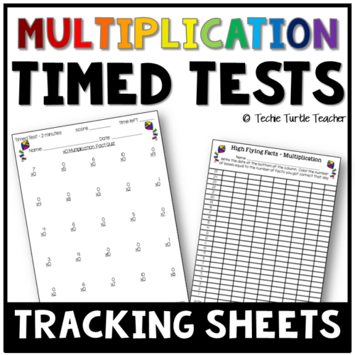 Math Fact Fluency Timed Quizzes & Tracking Sheets: Multiplication's featured image