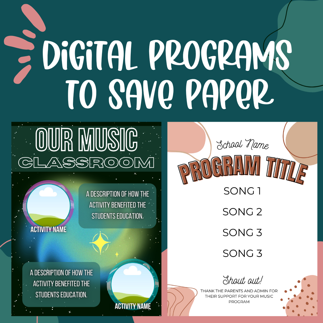 10 Digital Concert Program Templates - Classful