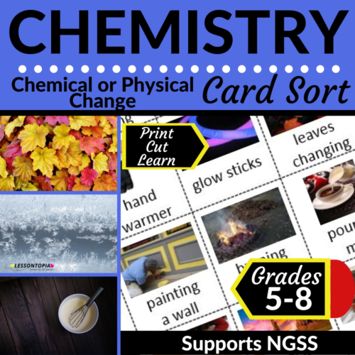 Physical and Chemical Changes | Chemistry | Card Sort's featured image
