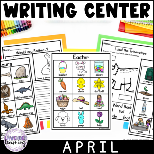 April Writing Center - Easter Writing Center - Earth Day Writing Center's featured image