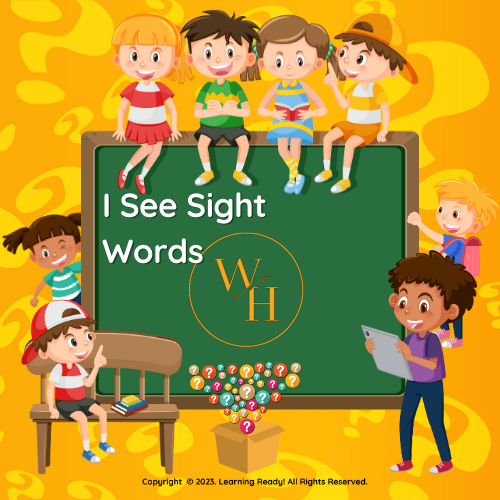 Reader: I See Sight Words 