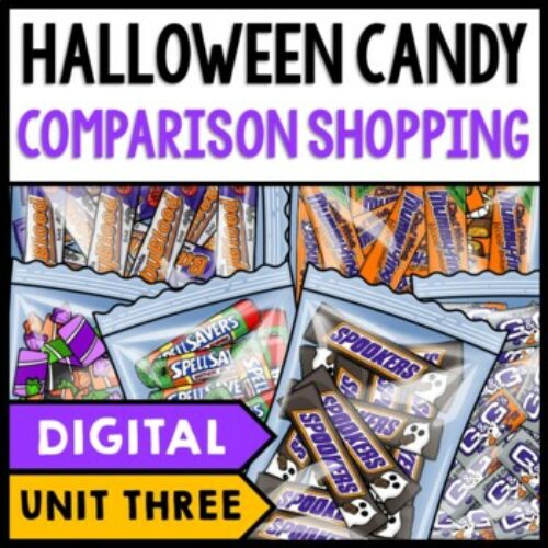 Life Skills - Halloween Comparison Shopping - Unit Price - Money - GOOGLE's featured image