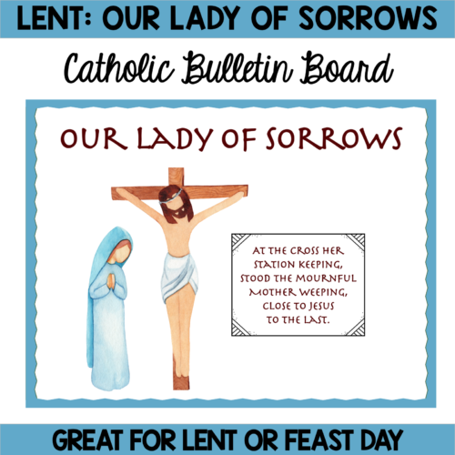 Catholic Bulletin Board: Mary, Our Lady of Sorrows's featured image