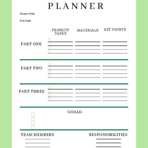 Project Planner Template's featured image