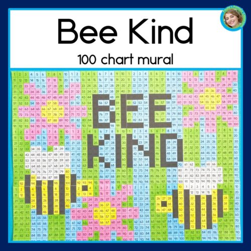 Be Kind 100s Chart Mystery Picture Cooperative Mural | Random Acts of Kindness's featured image