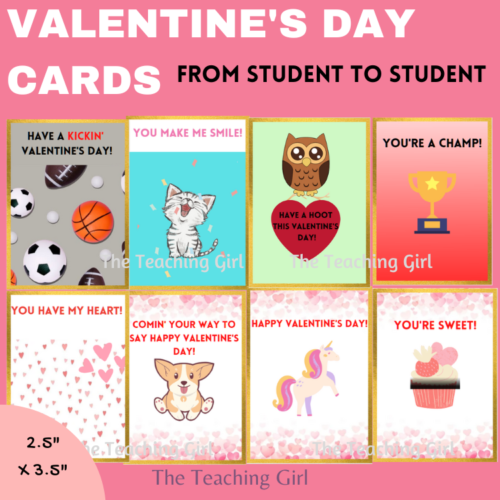 Valentine's Day Cards for Students or Teachers's featured image