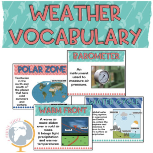 Weather Vocabulary flash cards's featured image